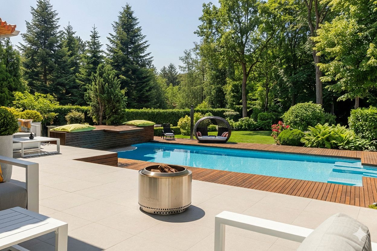 Jardin paysager réalisé par Vertuoses en Alsace